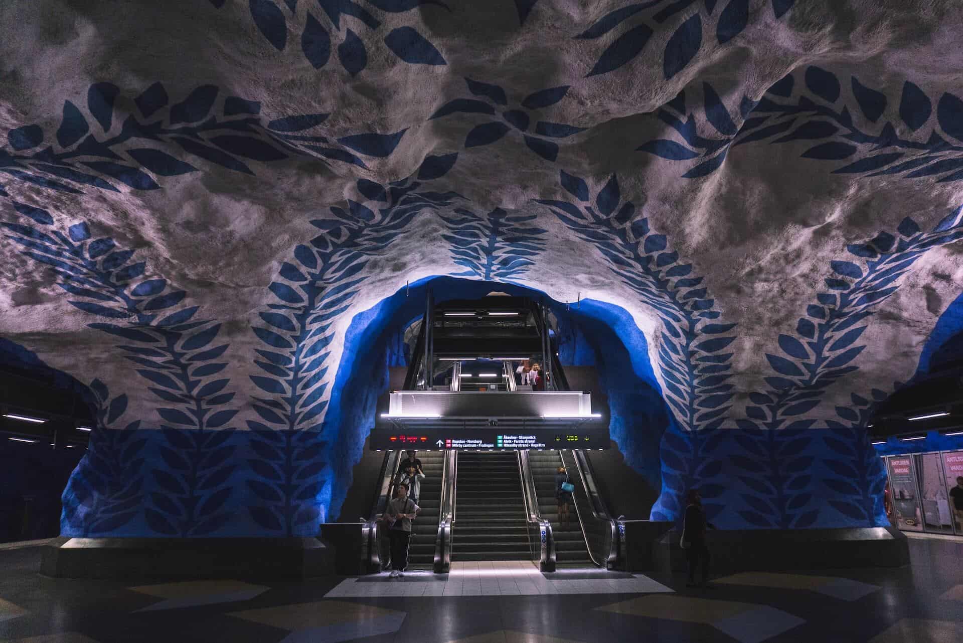 Najlepše podzemne postaje v Stockholmu
